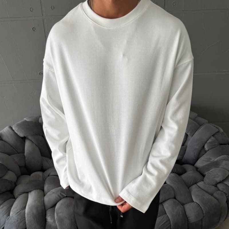 WHITE LONG T-SHIRT