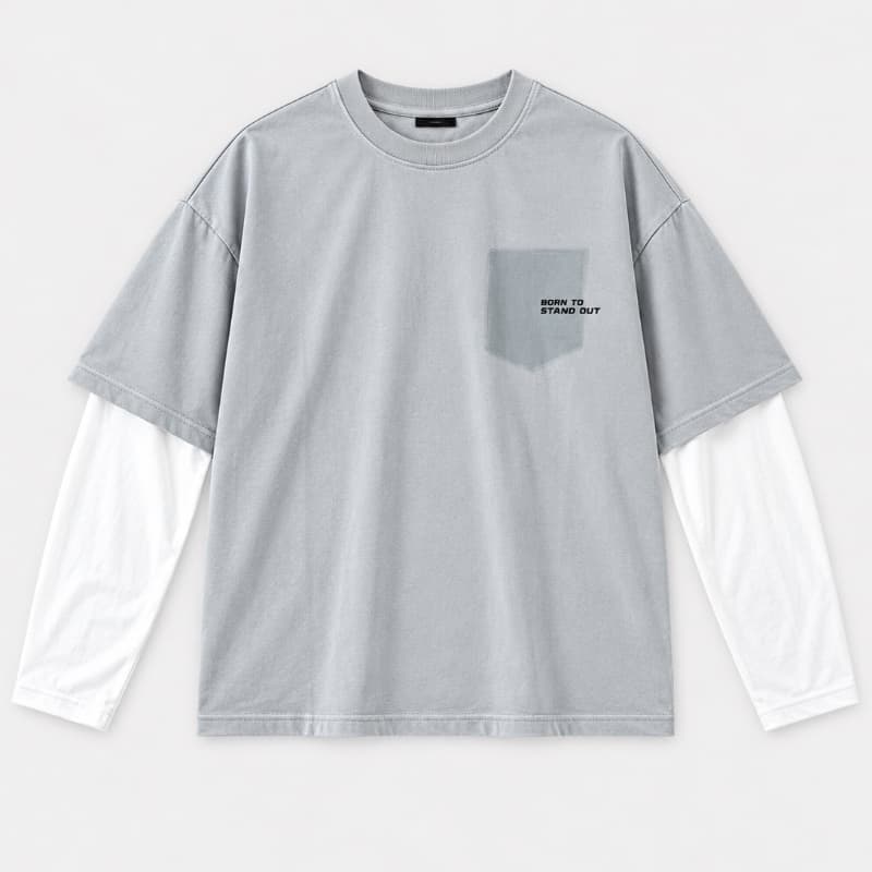 2SLEEVE T | GREY