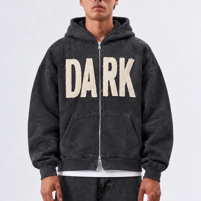 DARK BLACK ZIPFTR