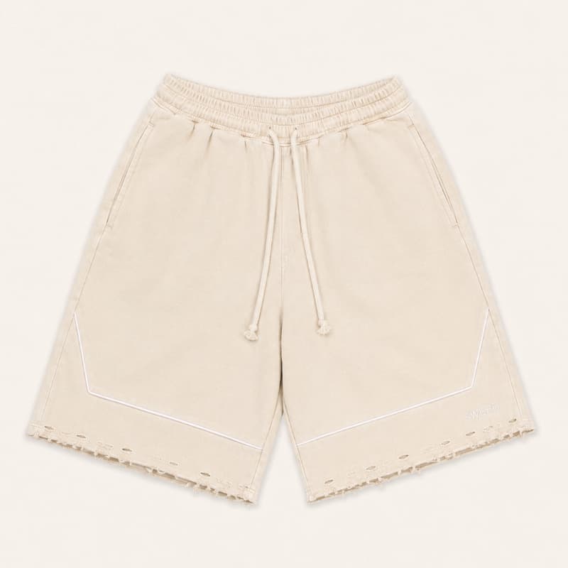 Cream Shorts