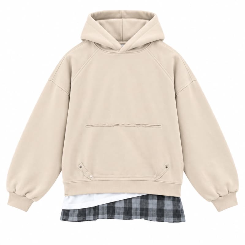 UNDERLAYER HOODIE | CREAM