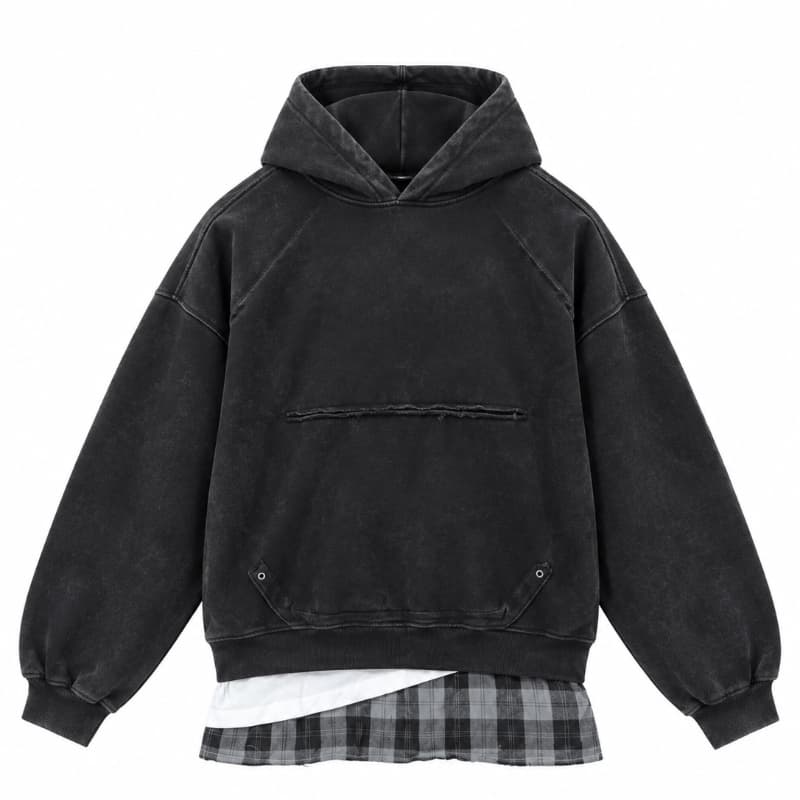 UNDERLAYER HOODIE | BLACK