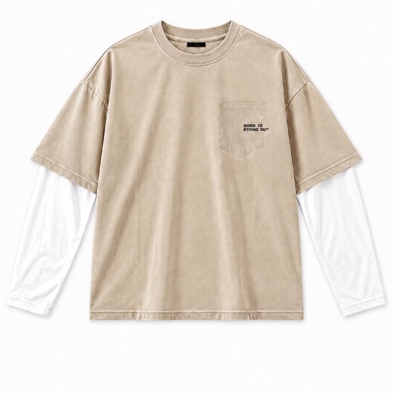 2SLEEVE T | CREAM